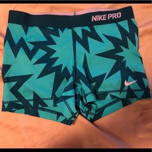 Green/Pink Nike Pro Spandex!